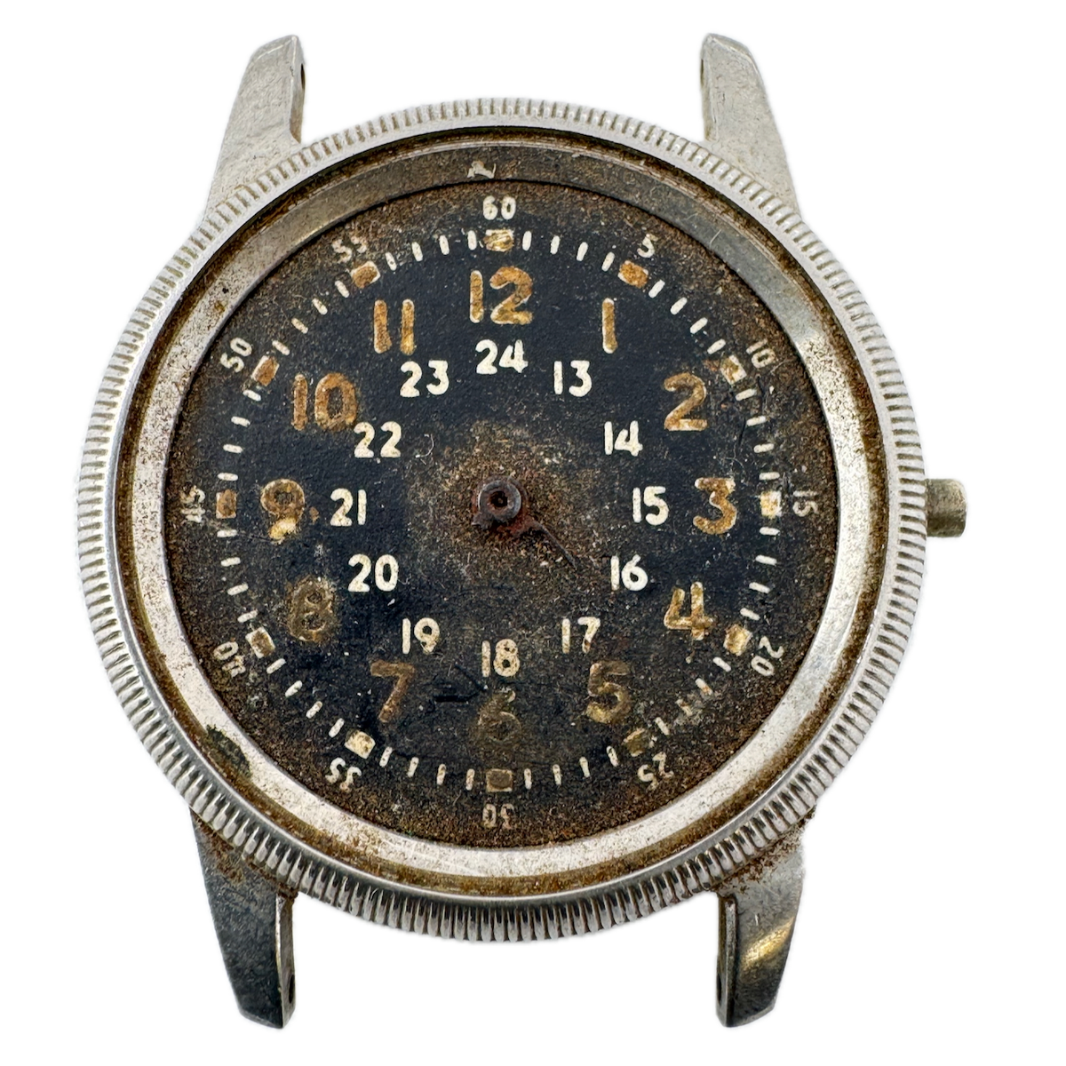 Vintage Waltham Type A-17 Korean War Era Men's Mechanical Wristwatch 6/0 D Steel