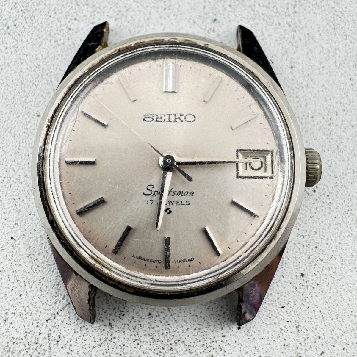 Vintage Seiko 6602-7031 Sportsman Date Men's Mechanical Wristwatch 6602 Japan