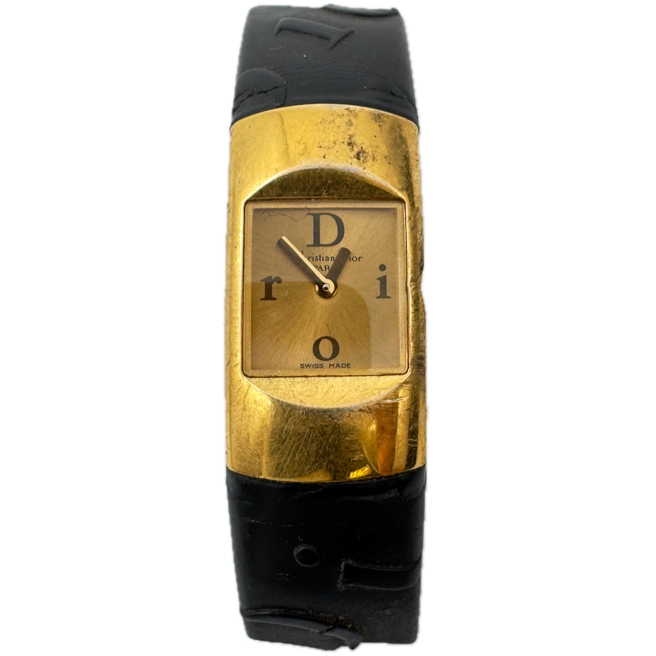 Vintage Christian Dior D102-150 Les Montres Ladies Quartz Wristwatch Gold Plated