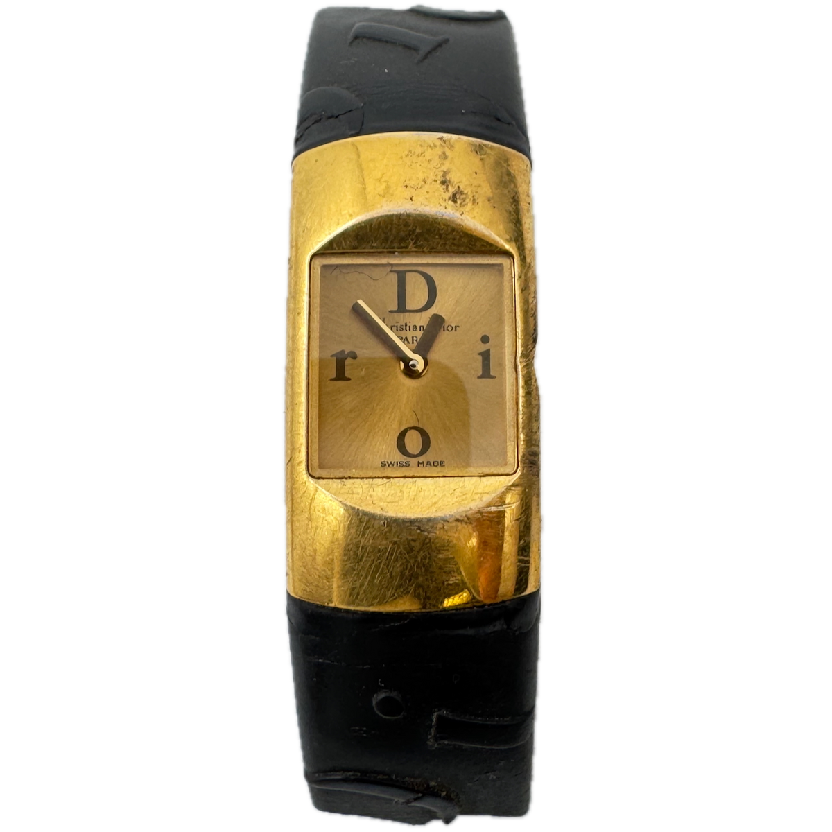 Vintage Christian Dior D102-150 Les Montres Ladies Quartz Wristwatch Gold Plated