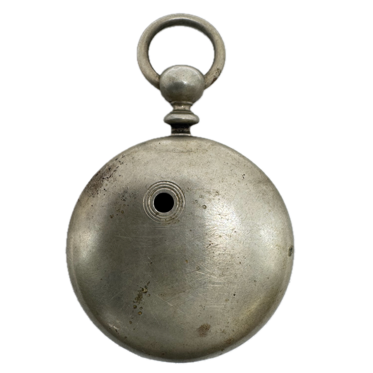 Antique 18s Unbranded Pair Case Part Open Face Pocket Watch Case Nickel Alloy