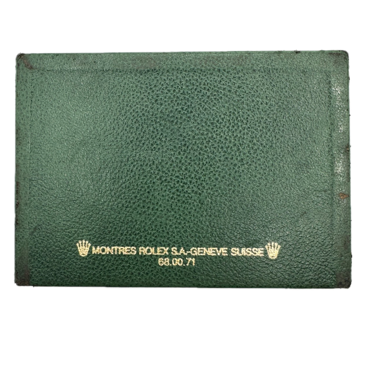 Vintage Rolex 68.00.71 Men's Wristwatch Box Swiss Made Green Vintage Rolex 68.00.71 Men's Wristwatch Box Swiss Made Green