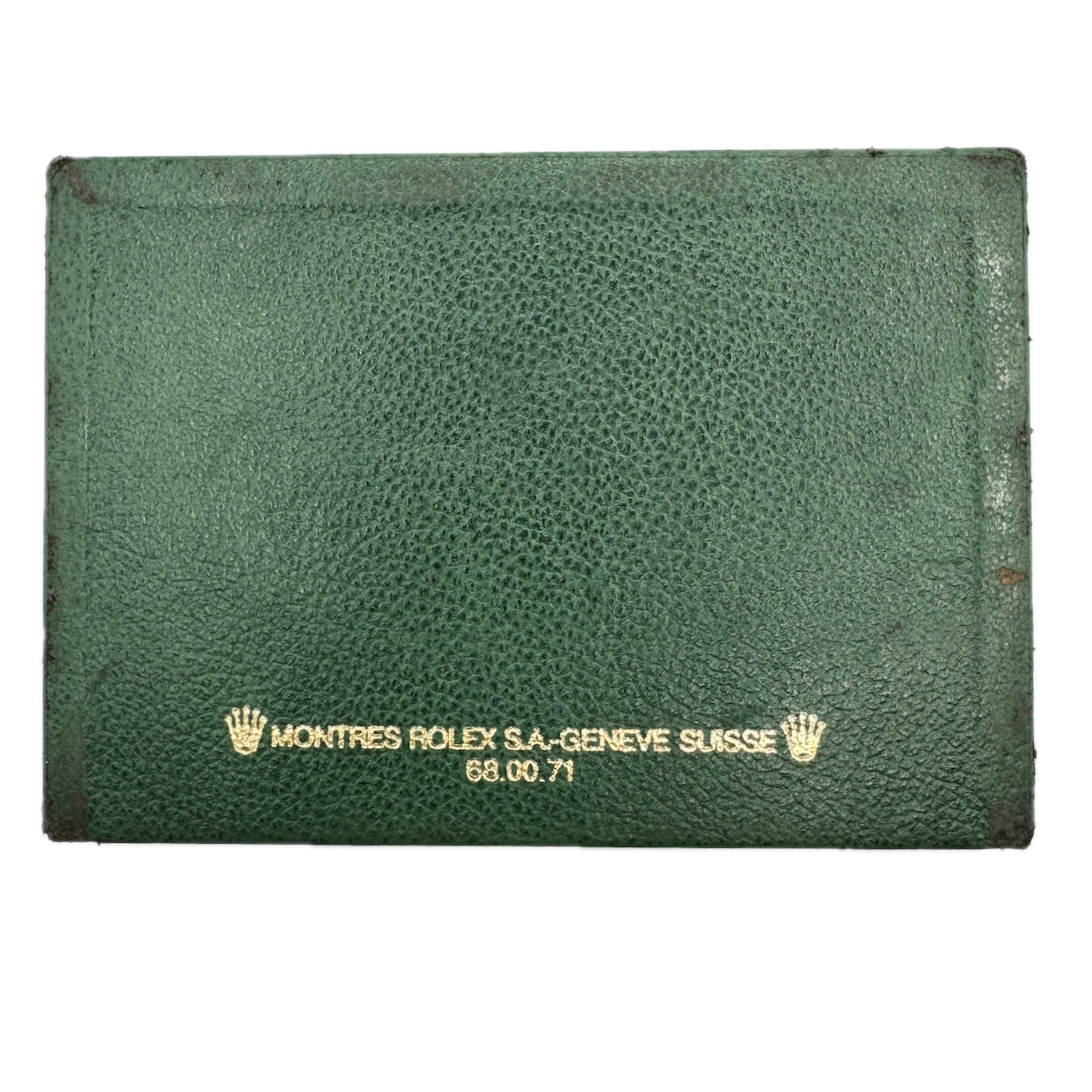 Vintage Rolex 68.00.71 Men's Wristwatch Box Swiss Made Green Vintage Rolex 68.00.71 Men's Wristwatch Box Swiss Made Green