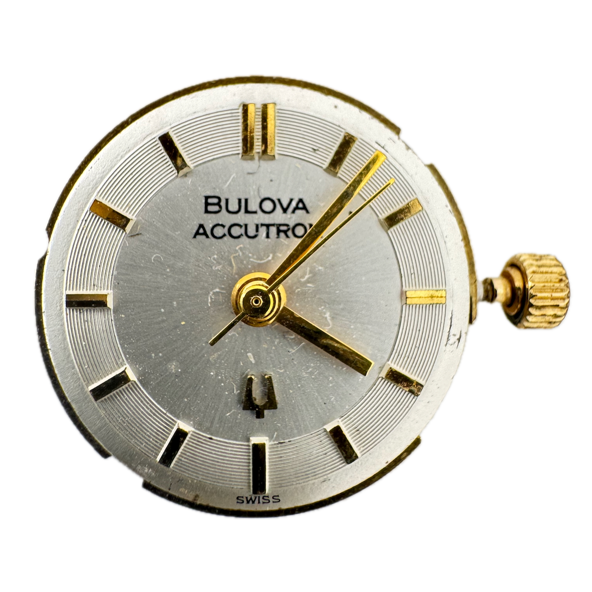 Vintage Accutron 13 Jewel Tuning Fork Men's Wristwatch Movement 2301 Swiss