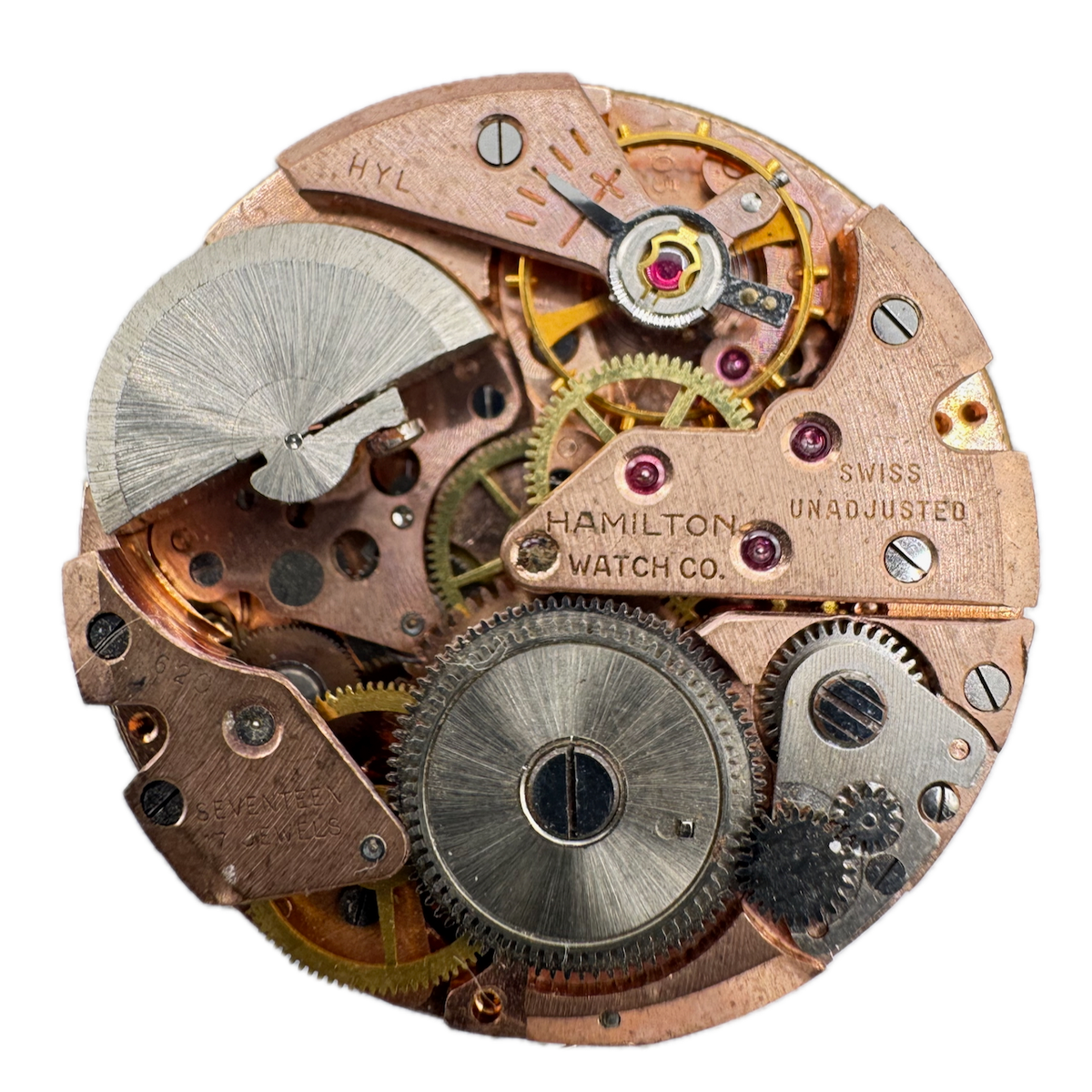 Vintage Hamilton Thin-O-Matic 620 Micro Rotor Men's Wristwatch Movement 1005