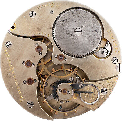 Antique 16S Illinois Trainmen's Special 17J Hunter PocketWatchMovement Grade 174