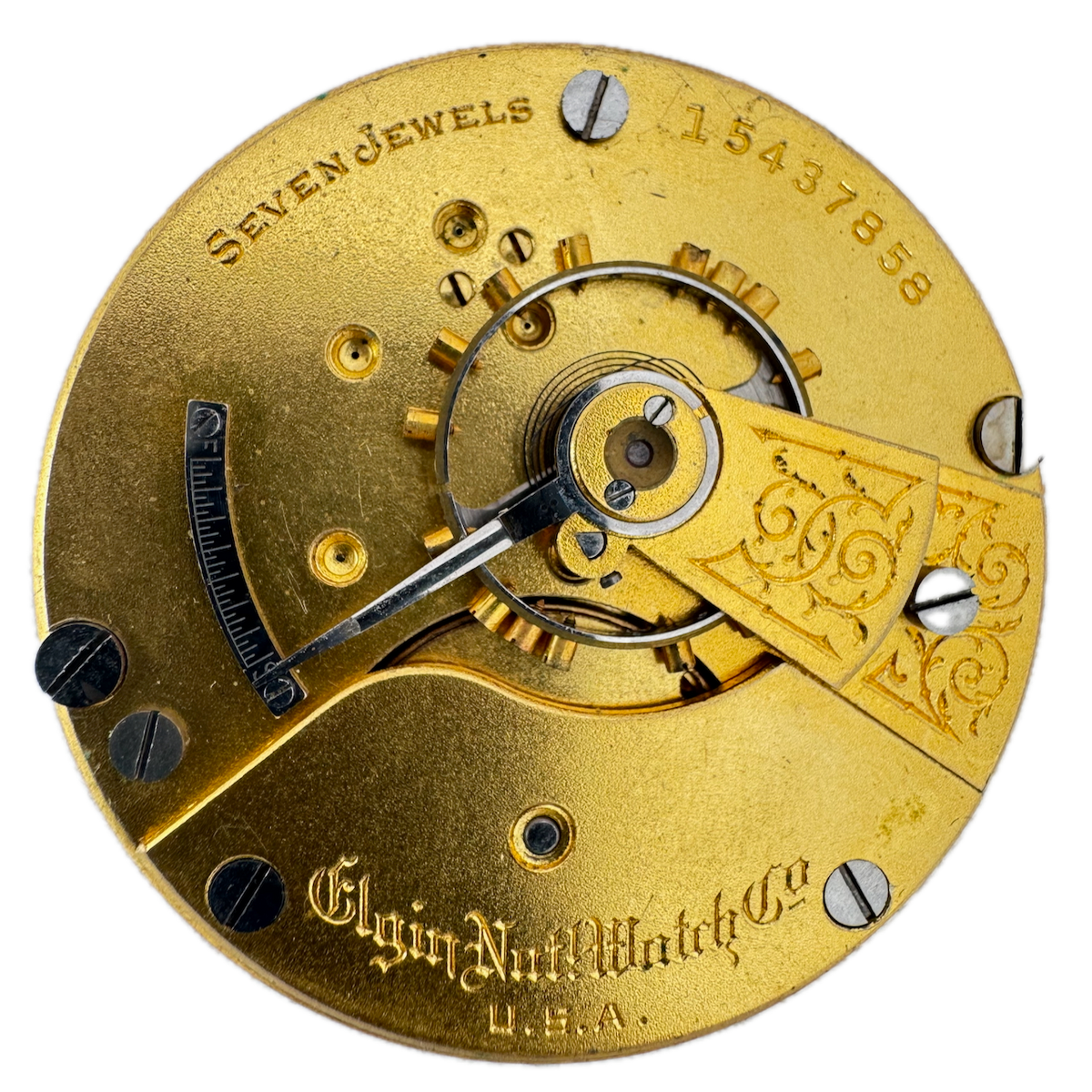 Antique 18s 1911 Elgin 7 Jewel Mechanical Pocket Watch Movement 294 USA