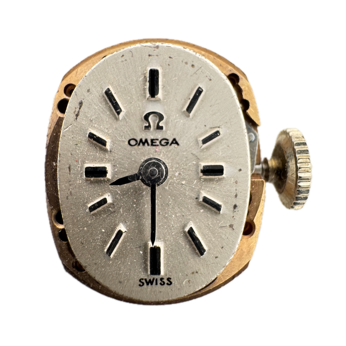 Vintage Omega 17 Jewel Mechanical Ladies Wristwatch Movement 485 Swiss Made
