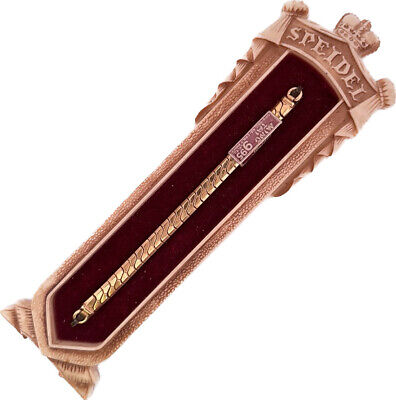 Vintage Speidel Ladies Wristwatch Band 10k Gold Filled TopMing Tai w Rare Box