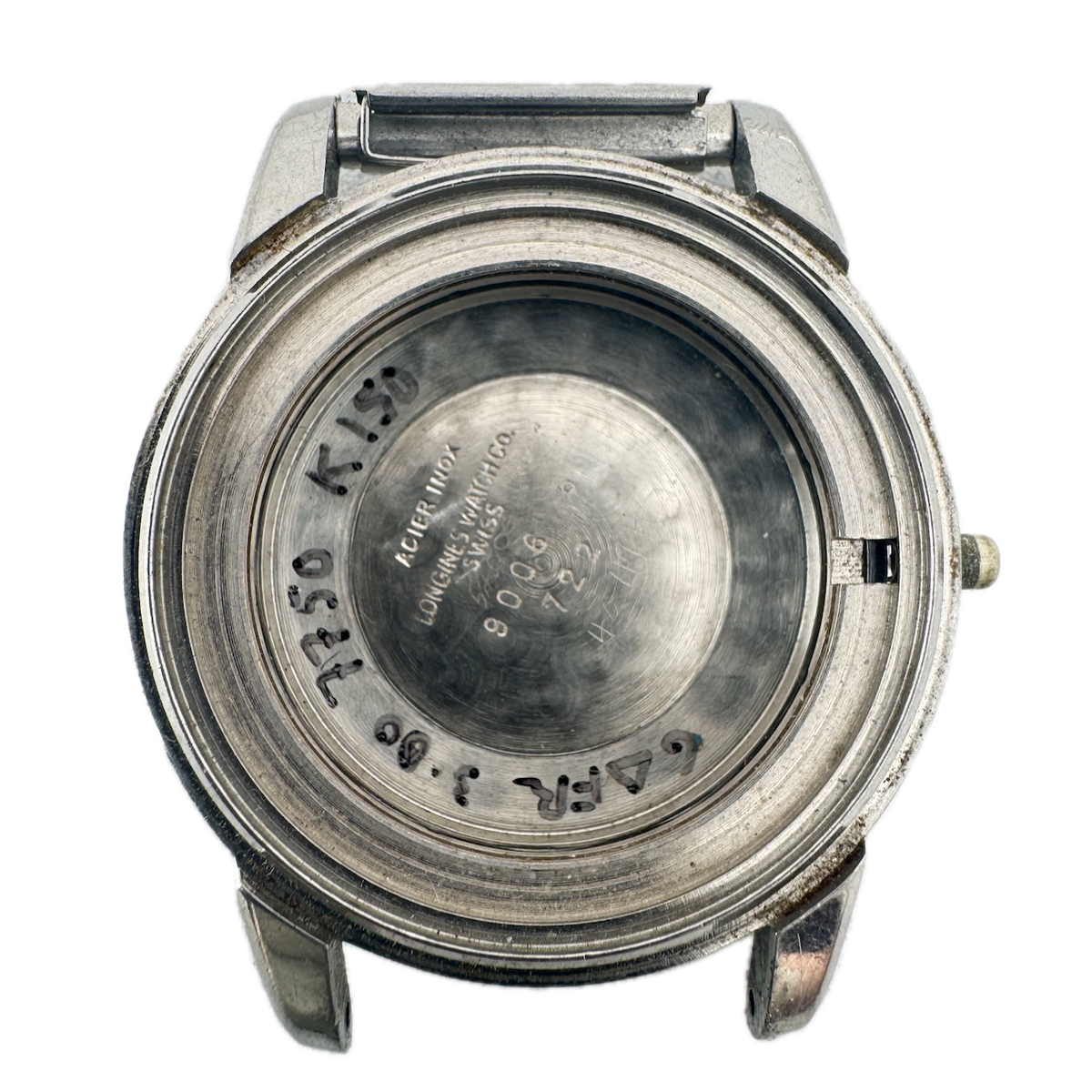 Vintage Longines All Guard Men's Wristwatch Case for Automatic 35mm SteelSwiss