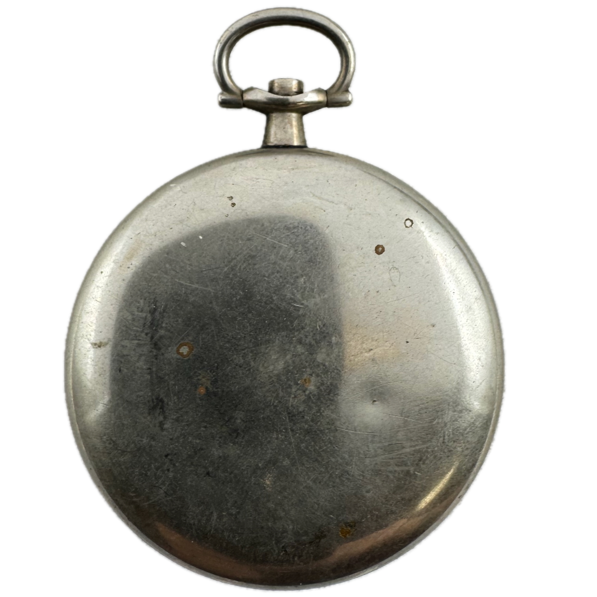 Antique 6 Size Keystone Open Face Pocket Watch Case Nickeloid Smooth USA