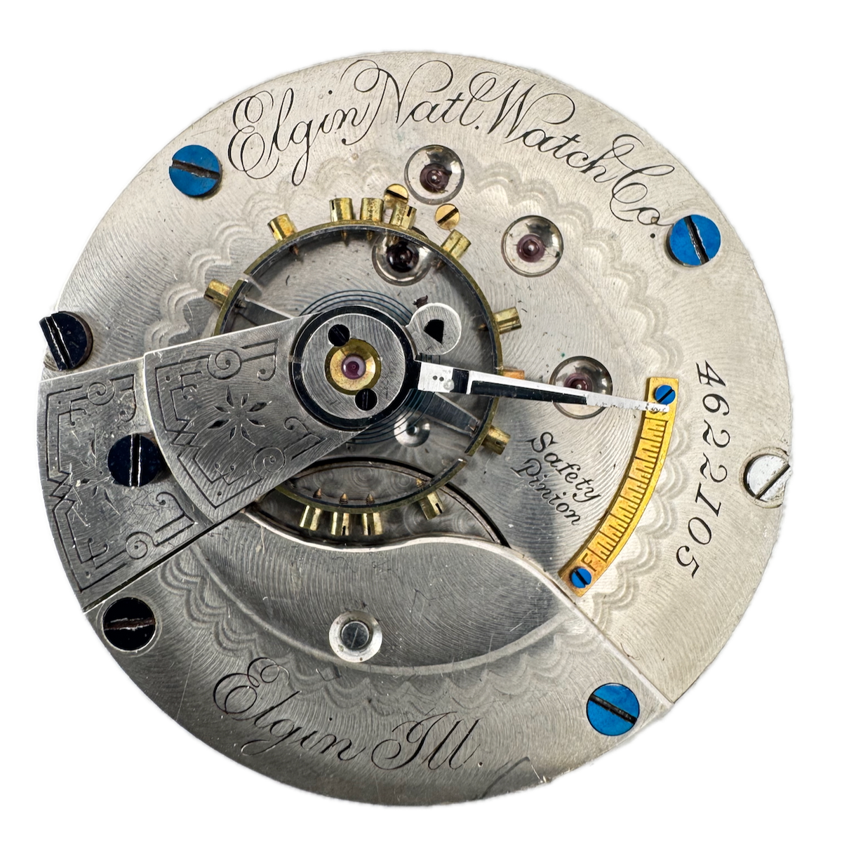 Antique 18s 1893 Elgin 11 Jewel Mechanical Hunter Pocket Watch Movement 102 USA