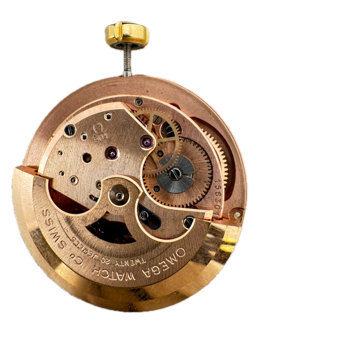 Vintage 29mm Omega 1957 20J Automatic Men's Wristwatch Movement 501 Swiss Runs