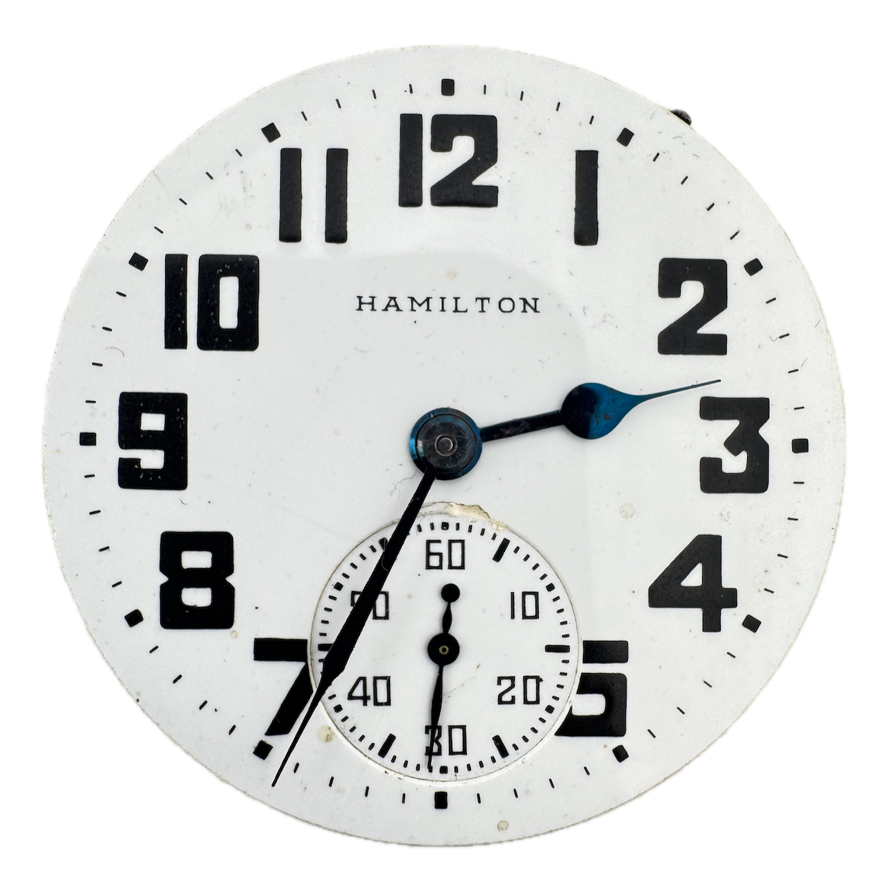 Vintage 16s 1948 Hamilton 21j Mechanical Railroad Pocket Watch Movemen ...