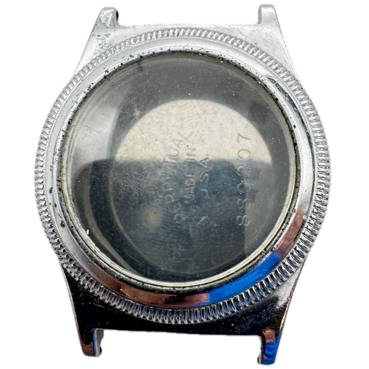 Vintage Harwood Perpetual Early Automatic Men's Wristwatch Case Chrome Plated
