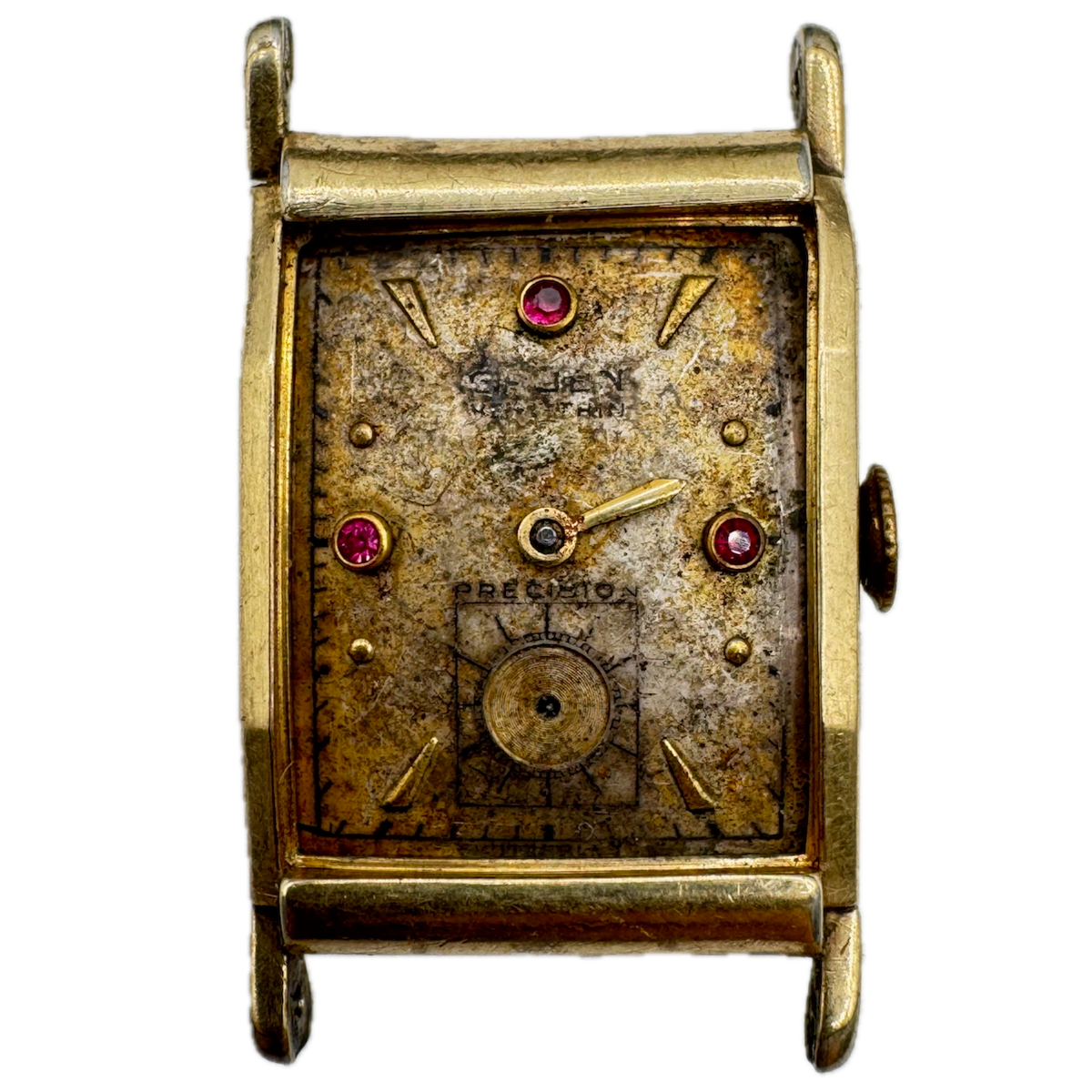 Vintage Gruen 335-606 Ruby Precision Men's Mechanical Wristwatch 335 USA 10k GF