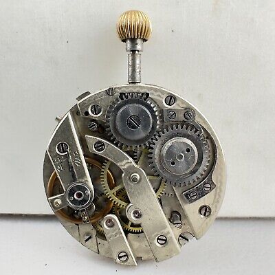 Antique 28.5mm 11Jewel Cylinder Escapement Hunter PocketWatch Movement Lever Set