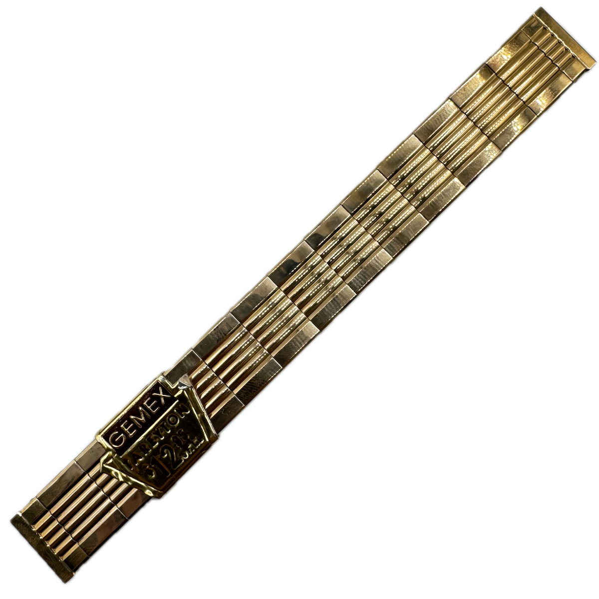 Vintage 15.5mm Gemex Men's Wristwatch Bracelet 10k GF Tareyton Stretch USA