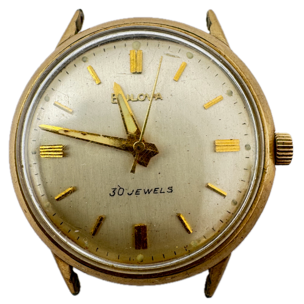 Vintage 1967 Bulova 30 Jewel Men's Automatic Wristwatch 10 COAC USA 10k RGP