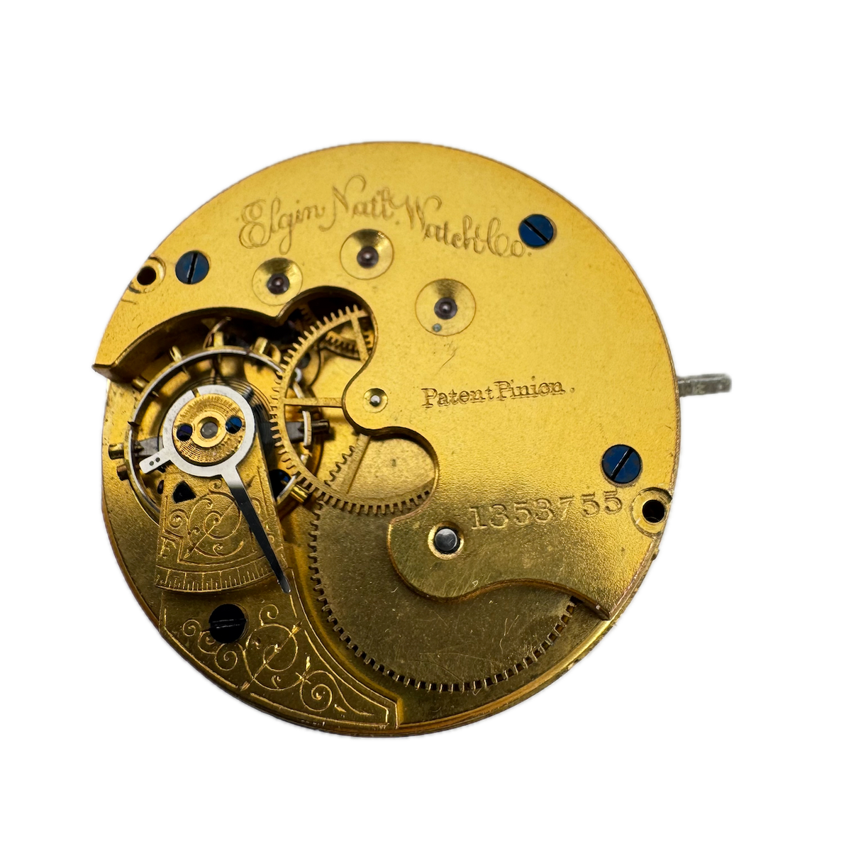 Antique 8S Elgin 11 Jewel Mechanical Hunter Pocket Watch Movement Grade 94 USA