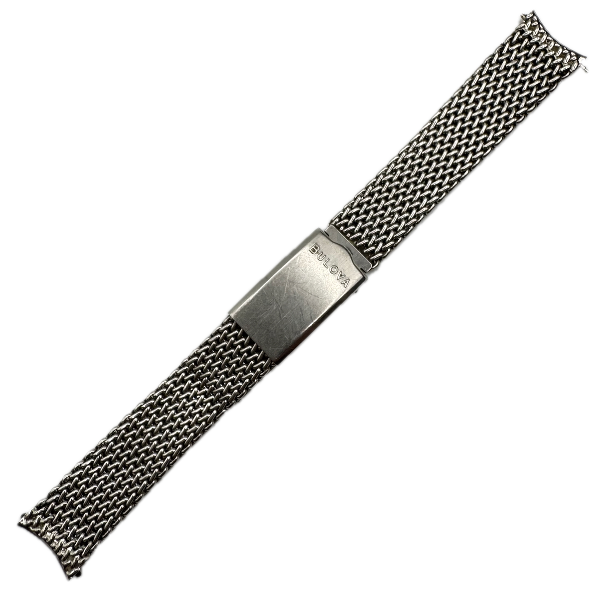 Vintage 19mm JB Champion Men's Wristwatch Bracelet Steel Bulova Mesh USA