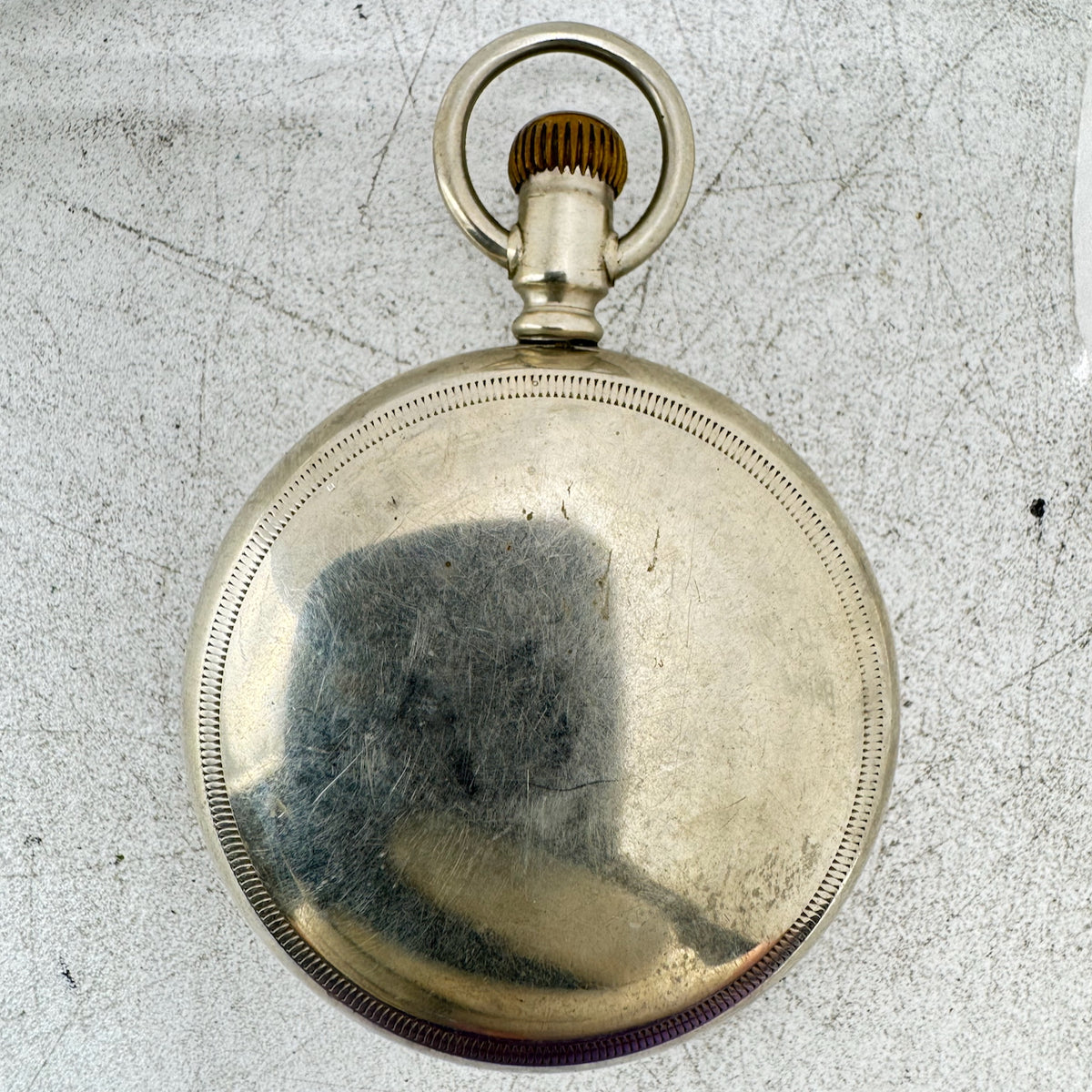 Antique 18s Fahys Coin Edge Screw Off Open Face Pocket Watch Case Oresilver USA