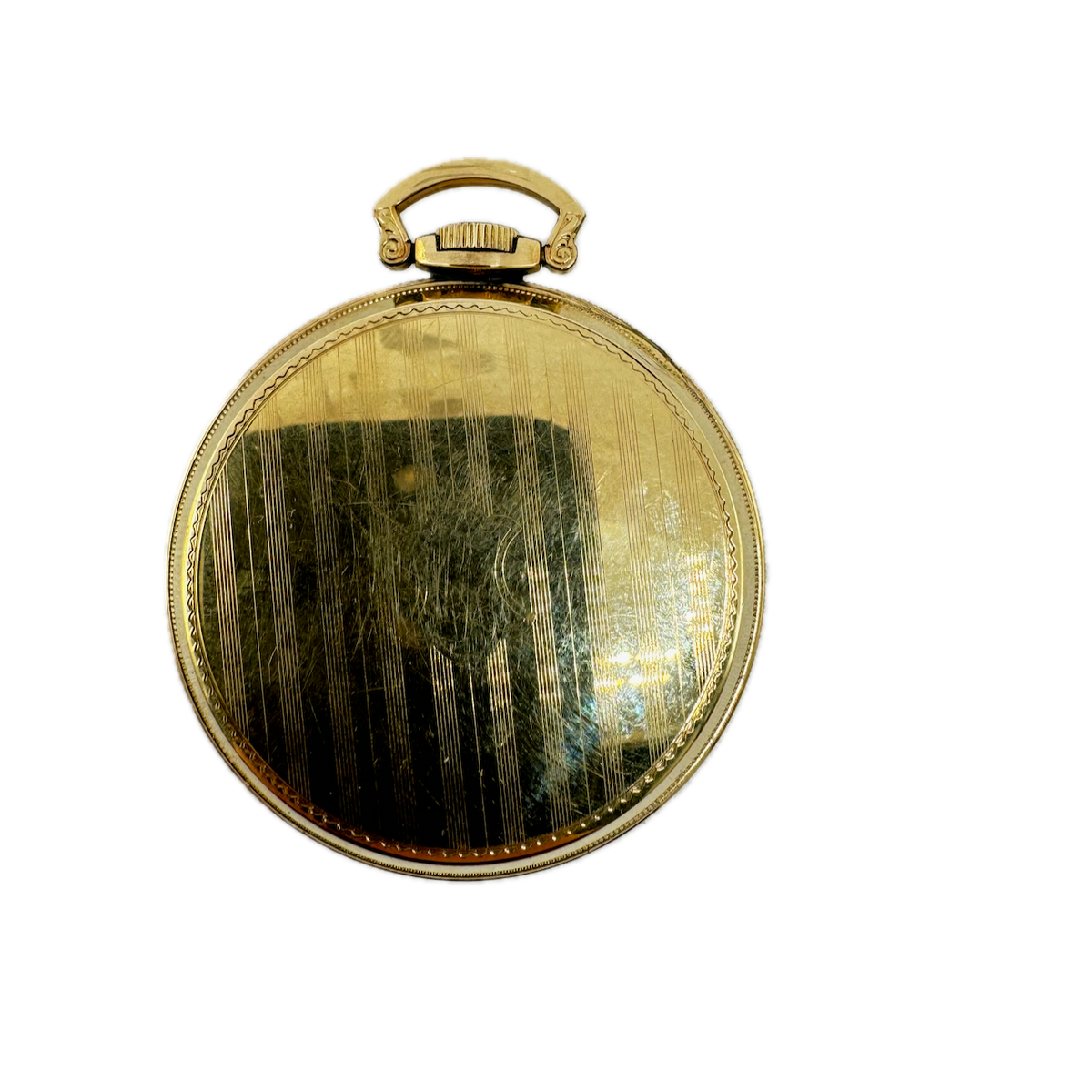 Antique 12 Size Illinois Open Face Pocket Watch Case 10k Rolled Gold Plated