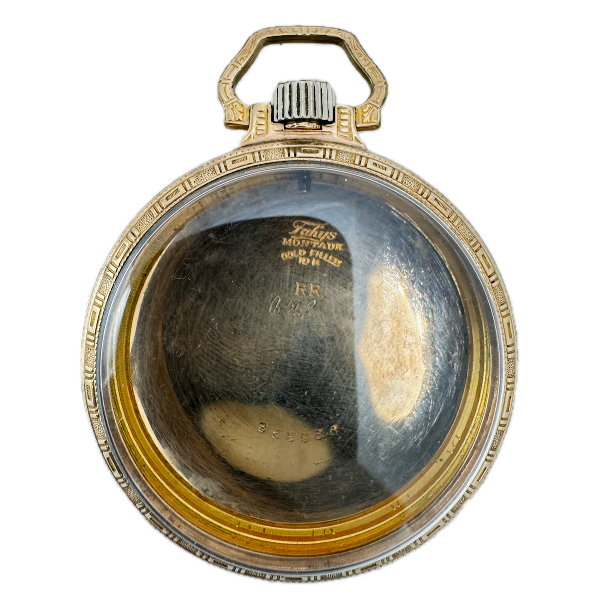 Antique 16s Fahys Railroad RR Open Face Pocket Watch Case 10k Gold FilledUSA