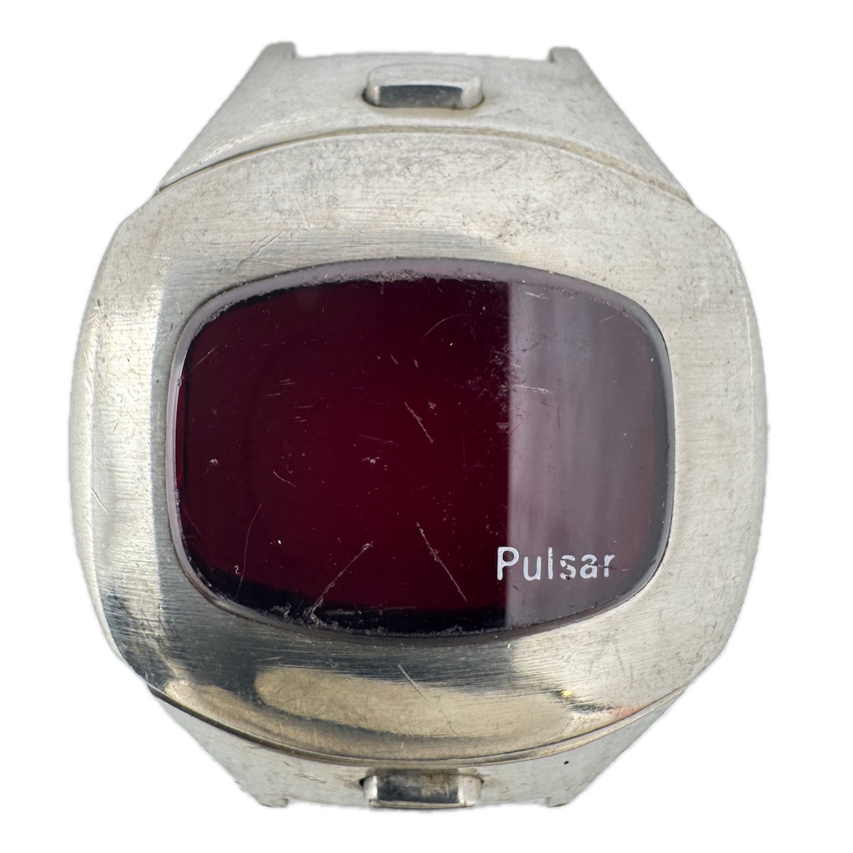 Vintage Pulsar Executive Bezel Men's Wristwatch Case Stainless Steel Swiss Made