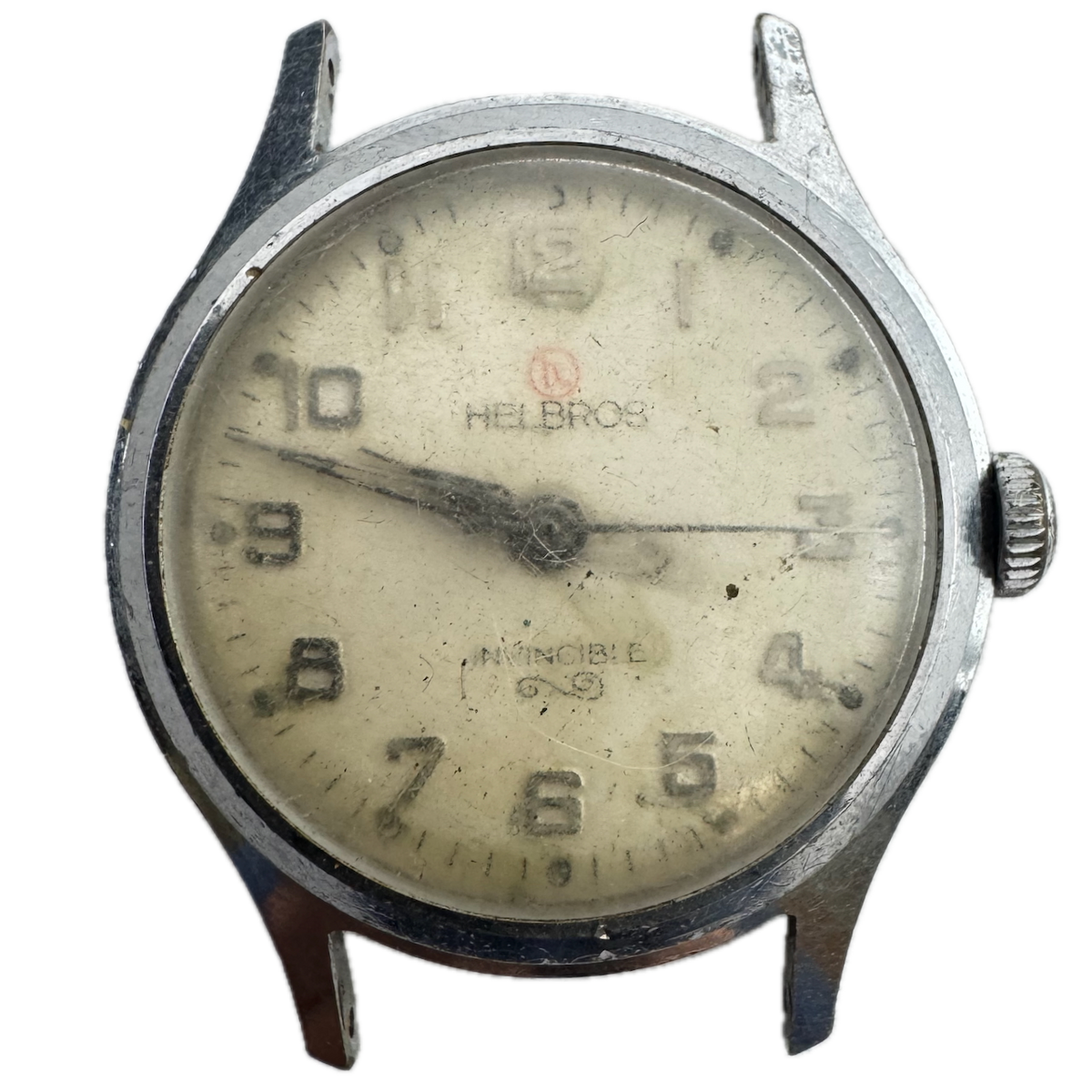 Vintage Helbros Invincible Mainspring Men's Mechanical Wristwatch P 72 France