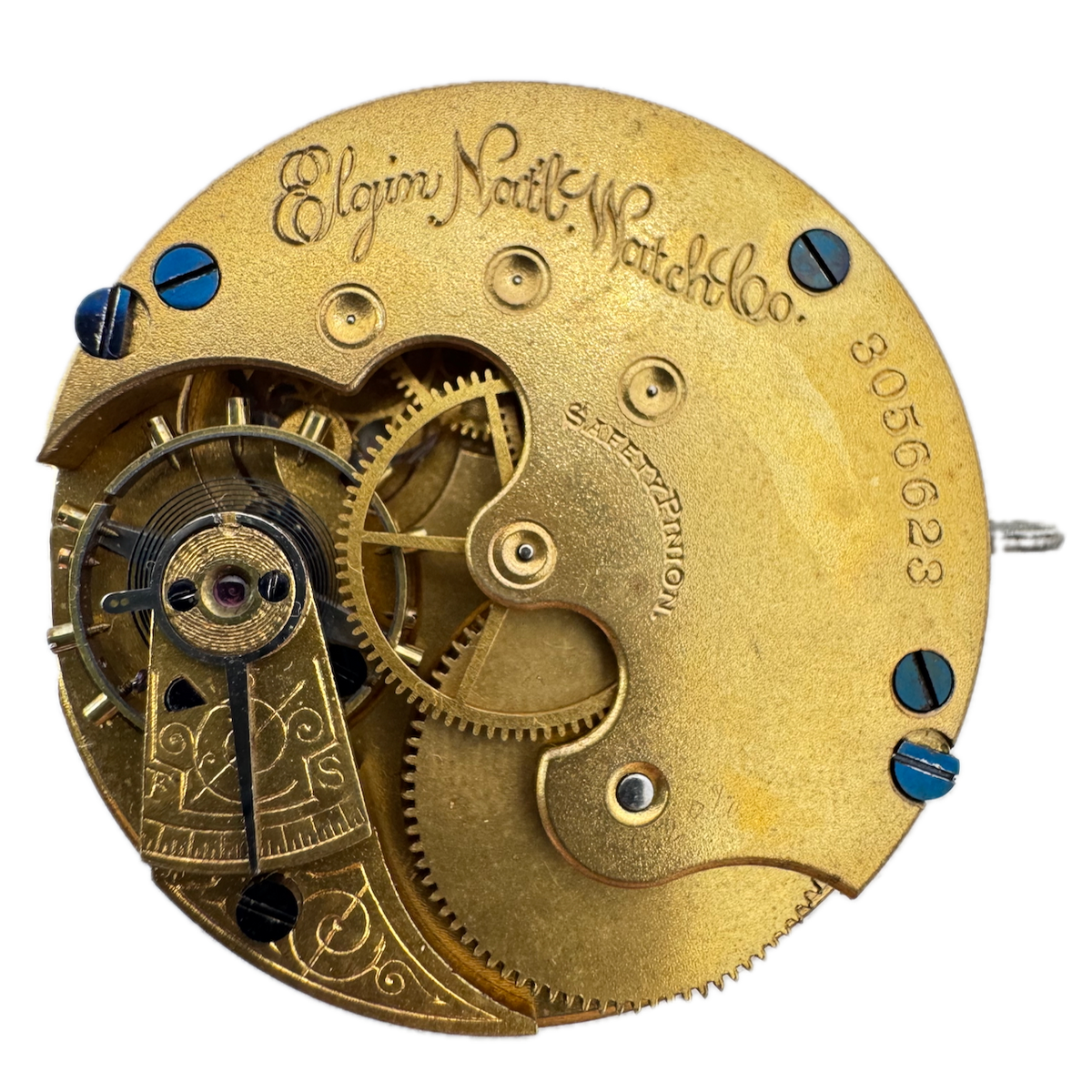 Antique 6s 1889 Elgin 7j Mechanical Hunter Pocket Watch Movement 95 USA