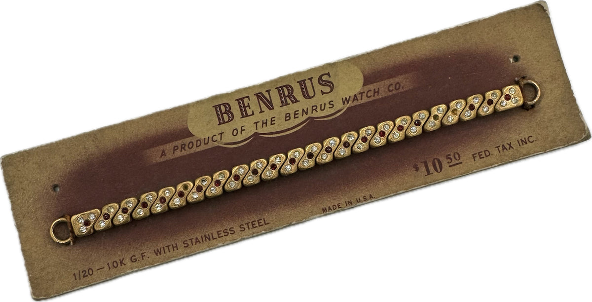 Benrus Rhinestone Jeweled