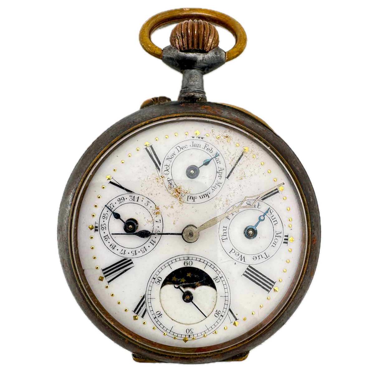 Unbranded Triple Date Moonphase