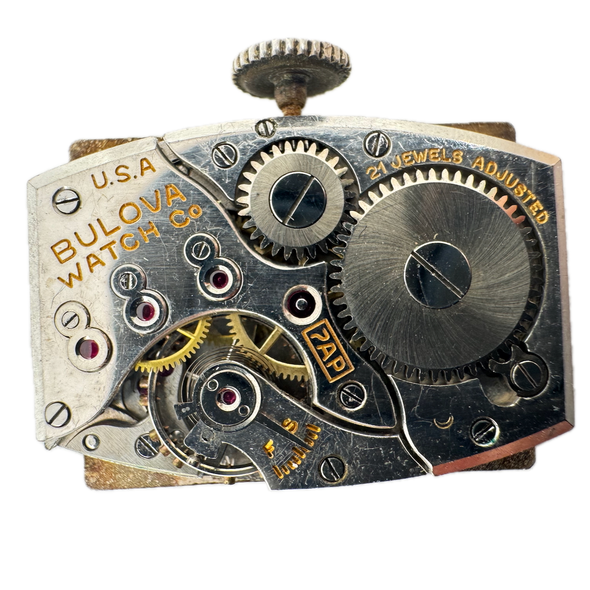 Bulova Rectangular Deco