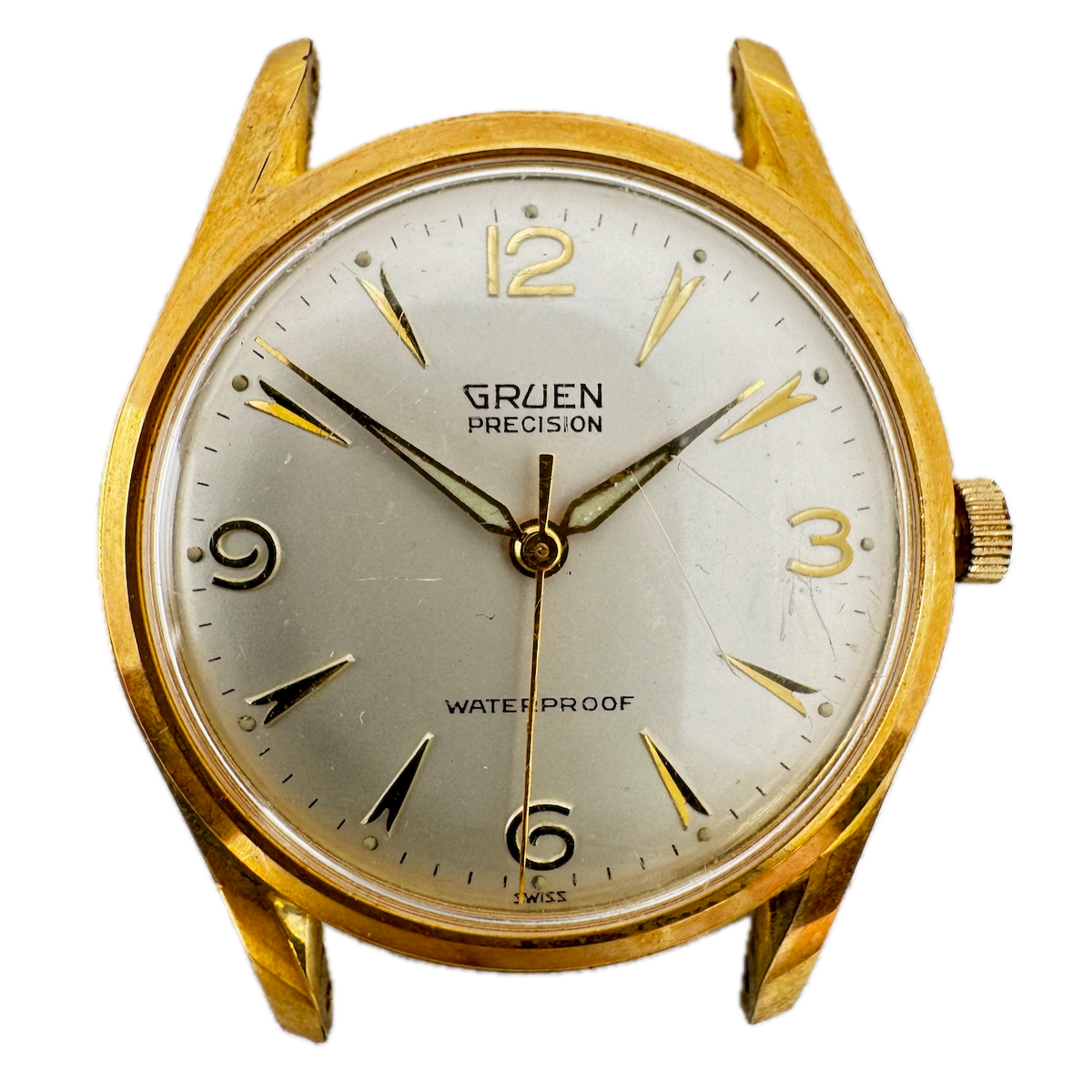 Gruen Pearl & Gold Dial