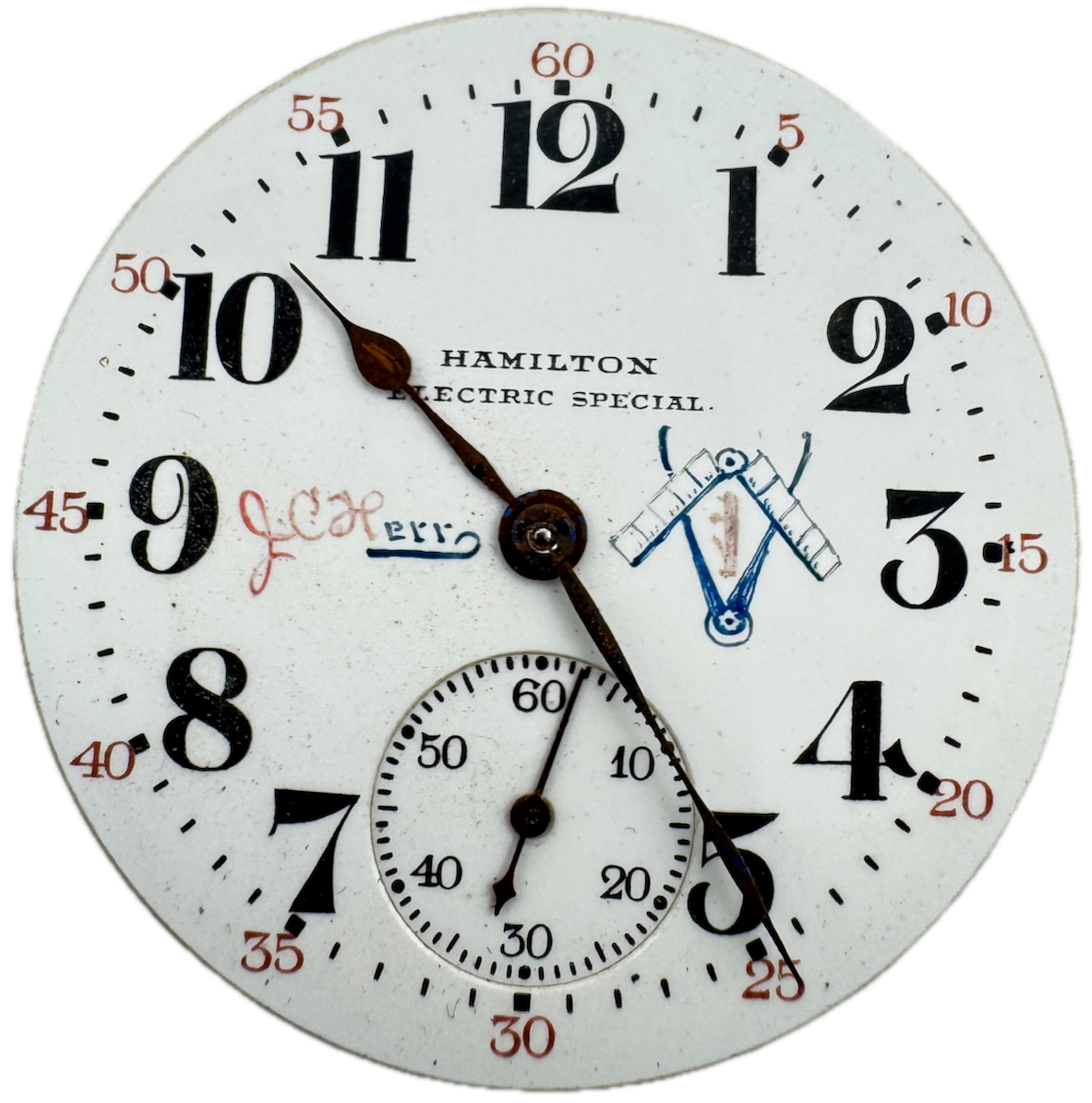 Hamilton Electric Special w Masonic Dial