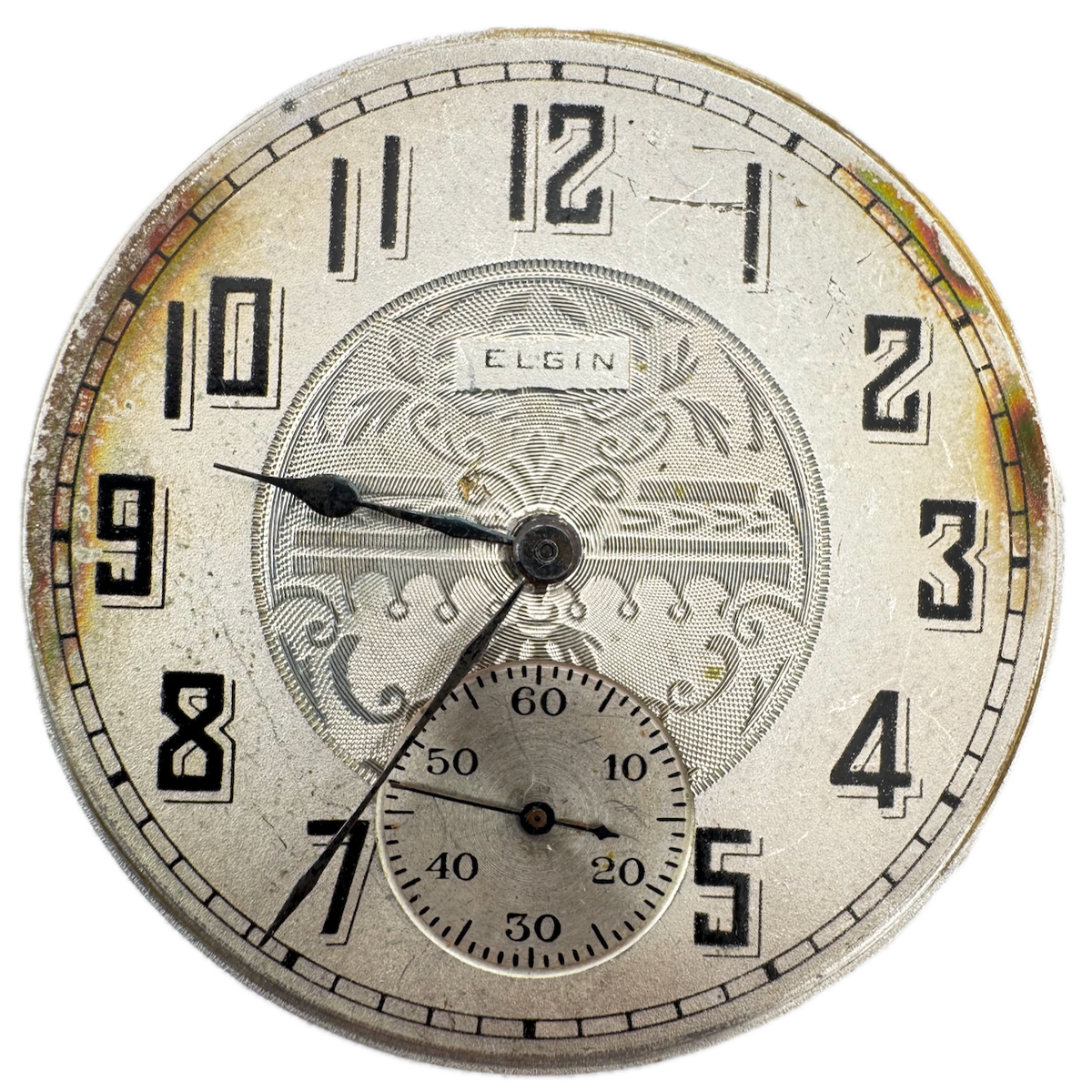 Elgin Engraved Dial 1914