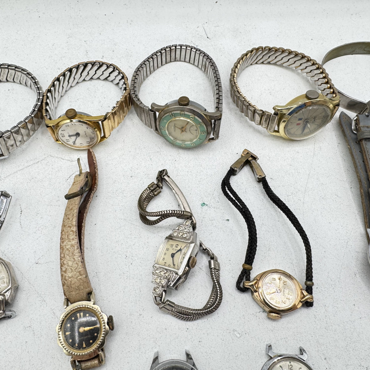Bulova, Timex, Elgin, etc. Lot of 50
