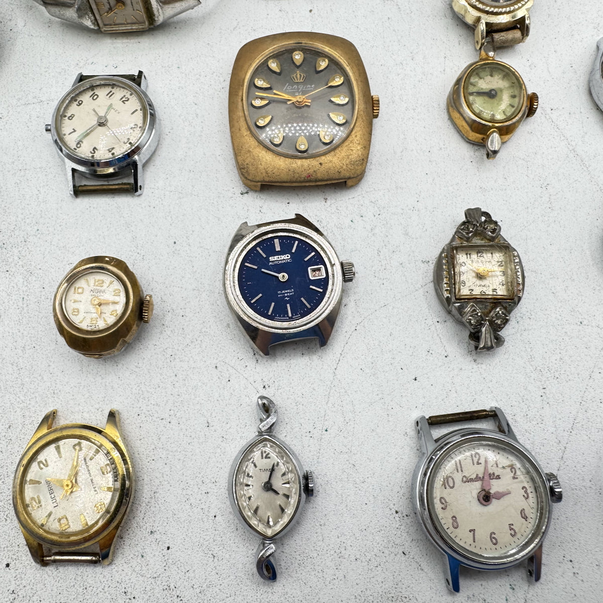 Bulova, Timex, Elgin, etc. Lot of 50