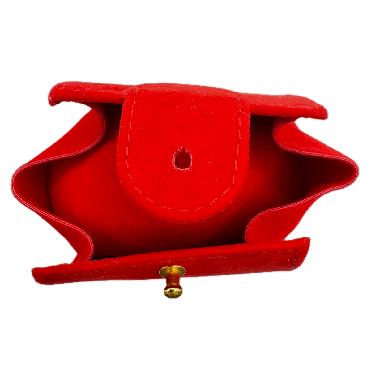 Omega Red & Gold Watch Pouch
