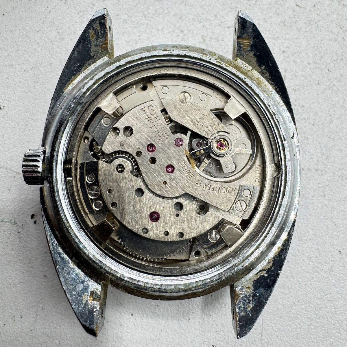 Waltham Fluted Day Date