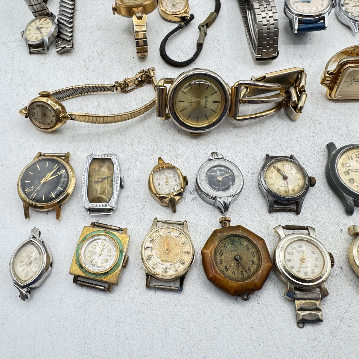 Bulova, Westclox, Timex, etc. Lot of 50