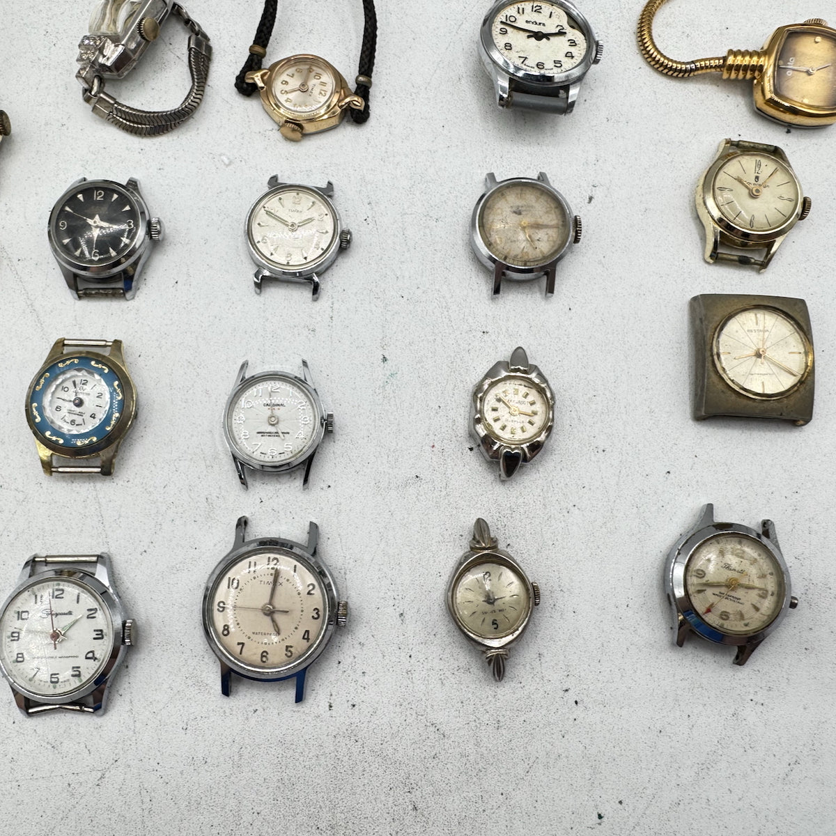 Bulova, Timex, Elgin, etc. Lot of 50
